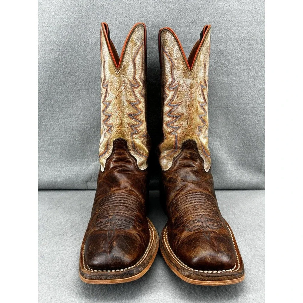 Justin Bent Rail BR760 Cowboy Riding Boots Men's Size 6 EE - Made in The USA